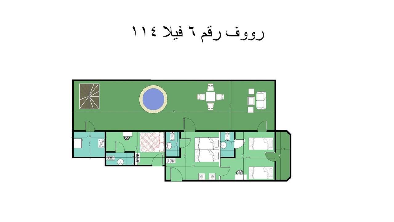 Roof 5 Or 6 3 Bedrooms Sea View 114Green Beach El Alamein Zewnętrze zdjęcie