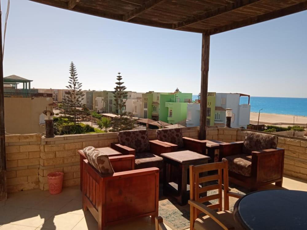 Roof 5 Or 6 3 Bedrooms Sea View 114Green Beach El Alamein Zewnętrze zdjęcie